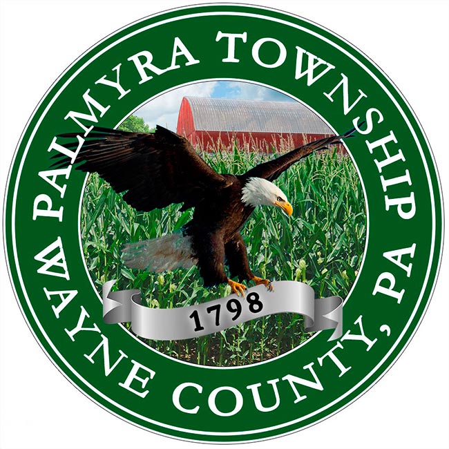 official crest of palmyra township, wayne county, pennsylvania
